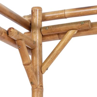 vidaXL Pérgola de bambu 170x170x220 cm