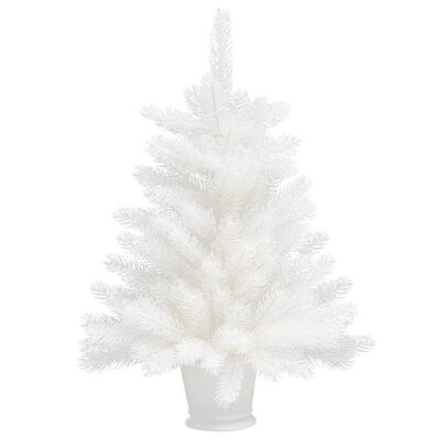 vidaXL Árvore de Natal artificial agulhas realistas 65 cm branco
