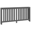 vidaXL Cobertura de radiador 169x19x84 cm pinho maci&ccedil;o cinza