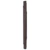 vidaXL Tapete redondo 80 cm bambu castanho-escuro