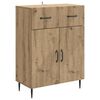 vidaXL Buffet com gaveta Carvalho Arttisan 66 x 34,5 x 89,5 cm