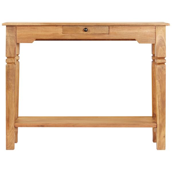 vidaXL Mesa consola 100x40x76 cm madeira de acácia maciça
