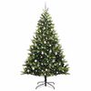 vidaXL &Aacute;rvore de Natal Artificial Articulada 300 LEDs Verde 210 cm