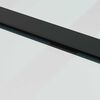 vidaXL Porta deslizante c/ conj. ferragens 76x205cm vidro ESG preto