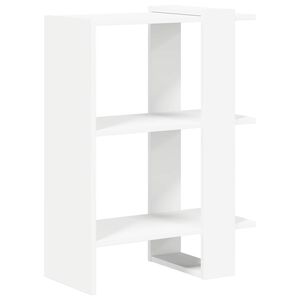 vidaXL Estante 2 n&iacute;veis 52 x 25 x 71,5 cm Derivados de Madeira Branco