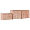 vidaXL Arm&aacute;rio de cozinha para exterior MEPPEL 3 unid. Branco