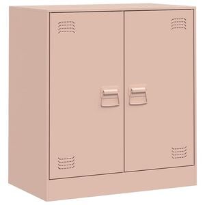 vidaXL Aparador 67x39x73 cm a&ccedil;o rosa