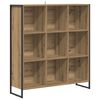 vidaXL Gabinete de Livros Carvalho Arttisan 99,5 x 30 x 108,5 cm