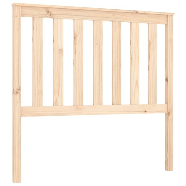 vidaXL Cabeceira de cama 106x6x101 cm pinho maci&ccedil;o