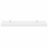 vidaXL Unidade de prateleiras com rebordo 2 pcs 40x9x3 cm MDF branco