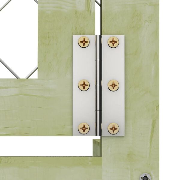 vidaXL Galinheiro 200x400x200 cm madeira de pinho maci&ccedil;a impregnada