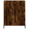 vidaXL Arm&aacute;rio alto 69,5x34x180 cm madeira processada carvalho fumado