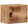 vidaXL Mesa de cabeceira de parede 40x30x25cm madeira mangueira maci&ccedil;a