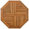 vidaXL Tampo de mesa octogonal 60x60x2,5 cm madeira de teca maci&ccedil;a