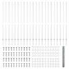 vidaXL Cerca com Poste Prateado 1,5 x 50 m A&ccedil;o