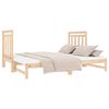 vidaXL Estrutura sof&aacute;-cama de puxar 2x(90x190) cm pinho maci&ccedil;o