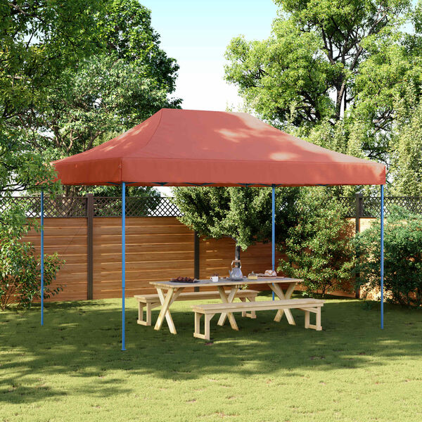 vidaXL Tenda de Festa Terracota 279 x 410 x 315 cm Tecido Oxford