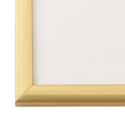 vidaXL Molduras para parede ou mesa 5 pcs 50x60 cm MDF dourado
