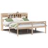 vidaXL Cama com estante sem colch&atilde;o 180x200 cm pinho maci&ccedil;o