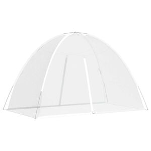 vidaXL Rede mosquiteira com portas malha 220 200x120x130 cm branco