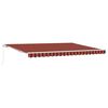 vidaXL Toldo retr&aacute;til Laranja e Marrom 450 x 300 x 165 cm
