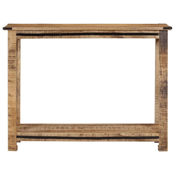 vidaXL Mesa consola 100x35x75 cm madeira de mangueira maci&ccedil;a