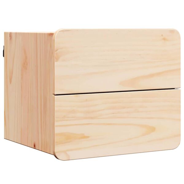 vidaXL Mesa-de-cabeceira com gaveta Castanho 39 x 34 x 33 cm