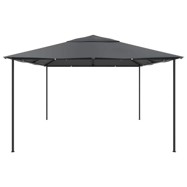 vidaXL Gazebo 4x4x3 m 180 g/m&sup2; antracite
