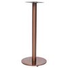 vidaXL Perna para mesa de bistr&ocirc; &Oslash;45x107 cm a&ccedil;o inoxid&aacute;vel dourado