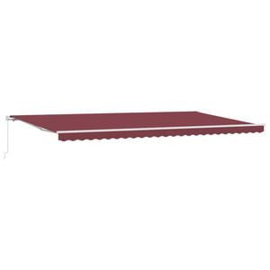 vidaXL Toldo retr&aacute;til manual 600x300 cm bord&ocirc;