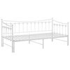 vidaXL Estrutura sofá-cama de puxar 90x200 cm metal branco