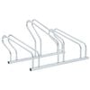 vidaXL Suporte independente para 3 bicicletas a&ccedil;o galvanizado