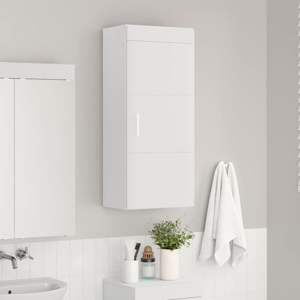 vidaXL Arm&aacute;rio de parede para banheiro TULUM Branco 37 x 24,5 x 86 cm