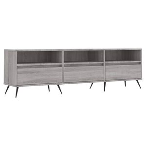 vidaXL M&oacute;vel de TV 150x30x44,5 cm derivados de madeira cinzento sonoma