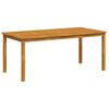 vidaXL Mesa de jantar p/ jardim 180x90x75 cm madeira de ac&aacute;cia maci&ccedil;a