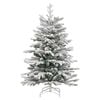 vidaXL &Aacute;rvore de Natal Articulada Artificial Branco 120 cm PE e PVC