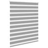 vidaXL Cortina Zebra, 120,9 x 175 cm, largura do tecido 116,7 cm, cinza