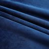 vidaXL Cortinas blackout c/ ganchos 2 pcs 140x225cm veludo azul escuro
