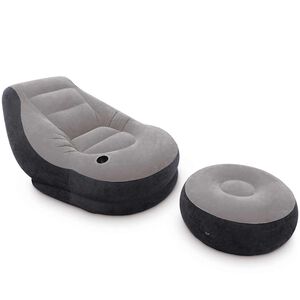 Intex Cadeira insufl&aacute;vel com pufe Ultra Lounge Relax 68564NP