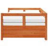 vidaXL Sof&aacute;-cama com gavet&atilde;o e colch&otilde;es 90x190 cm pinho castanho-mel
