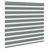 vidaXL Cortina de zebra 165x150 cm largura do tecido 160,9cm poli&eacute;ster