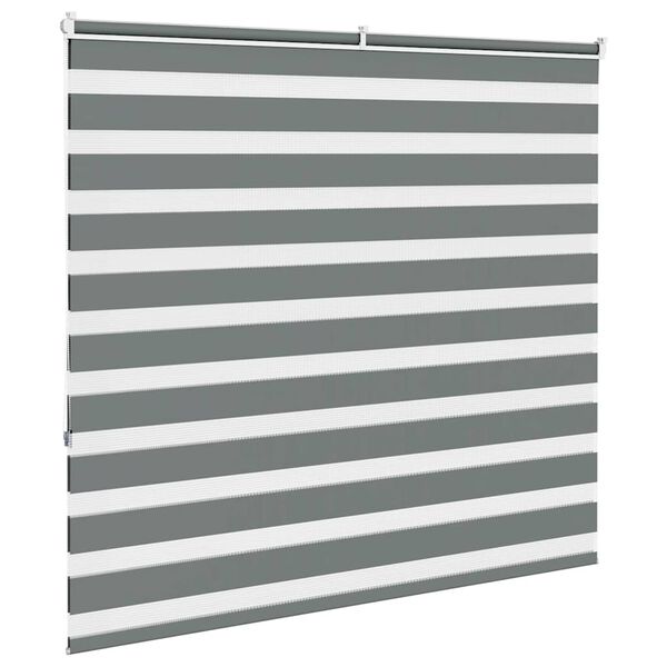 vidaXL Cortina de zebra 165x150 cm largura do tecido 160,9cm poli&eacute;ster