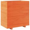 vidaXL Vaso/floreira de jardim 70x40x72,5 cm pinho maci&ccedil;o castanho mel