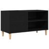 vidaXL Arm&aacute;rio para discos de vinil 84,5 x 38 x 48 cm Carvalho preto