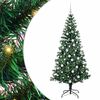 vidaXL &Aacute;rvore de Natal Artificial Pr&eacute;-iluminada Verde 180 cm