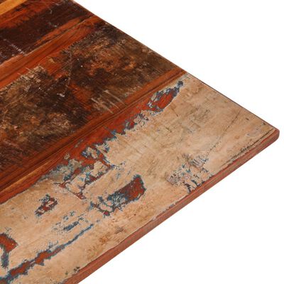 vidaXL Tampo mesa quadrado 80x80cm 15-16mm madeira recuperada maciça