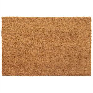 vidaXL Tapete de porta 40x60 cm fibra de coco tufada natural