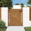vidaXL Port&atilde;o de jardim 100x150 cm A&ccedil;o Corten