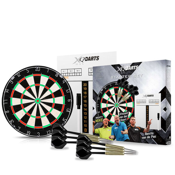 XQmax Darts Alvo de dardos StarterSet cerda QD7000040