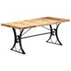 vidaXL Mesa de jantar madeira de mangueira maci&ccedil;a 180x90x76 cm